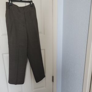 Jones New York Brown Straight Leg Trousers